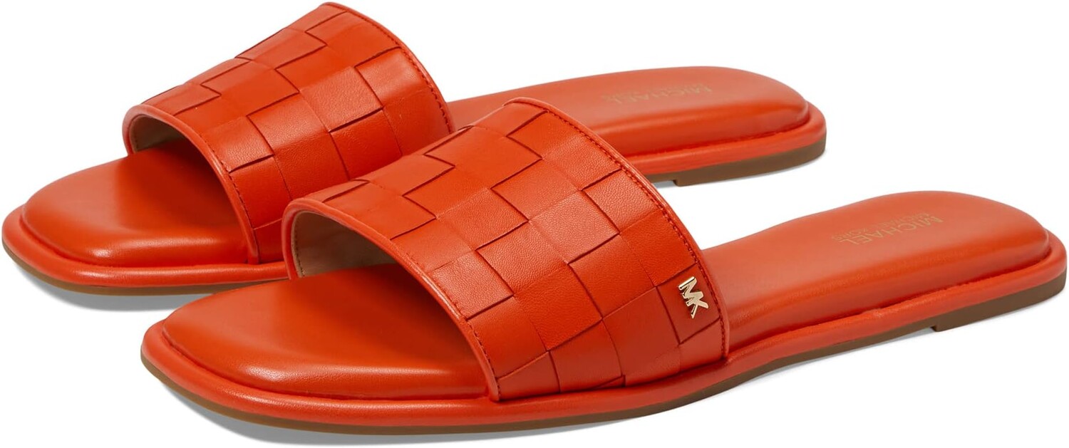 

Сандалии на плоской подошве Hayworth Slide MICHAEL Michael Kors, цвет Optic Orange