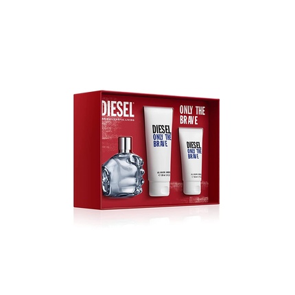 

Diesel Only The Brave Eau De Toilette Spray Cologne For Men Cedarwood Accord Lemon And Rosemary Leaves Gift Set - 2.5 Fl Oz Edt