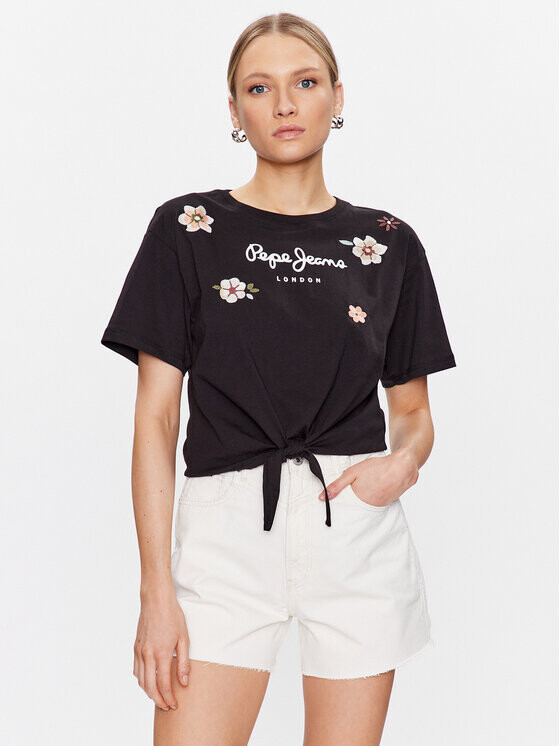 

Футболка стандартного кроя Pepe Jeans, черный