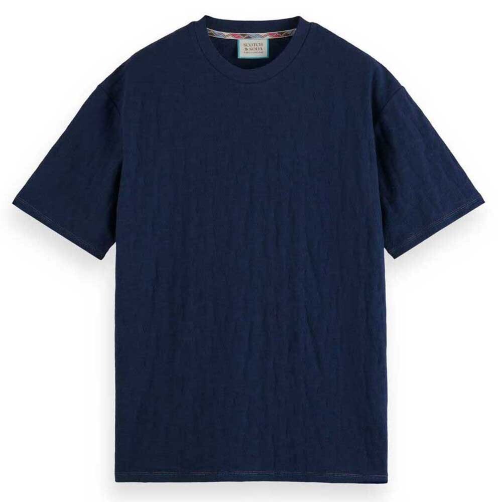 

Кардиган Scotch & Soda Jacquard Trim Short, синий