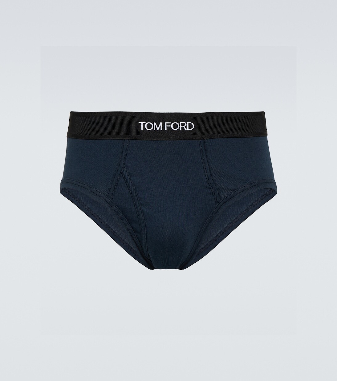 

Трусики из хлопкового джерси Tom Ford, синий