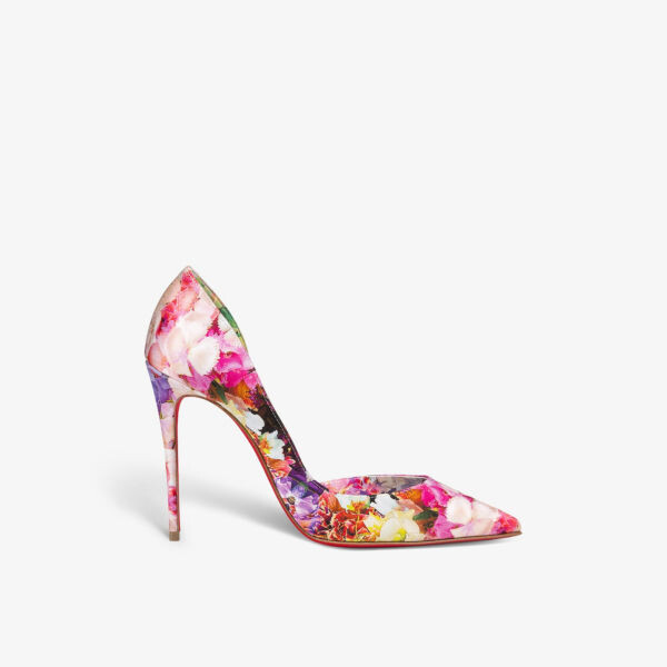 

Iriza 100 атласные туфли с цветочным узором Christian Louboutin, мультиколор