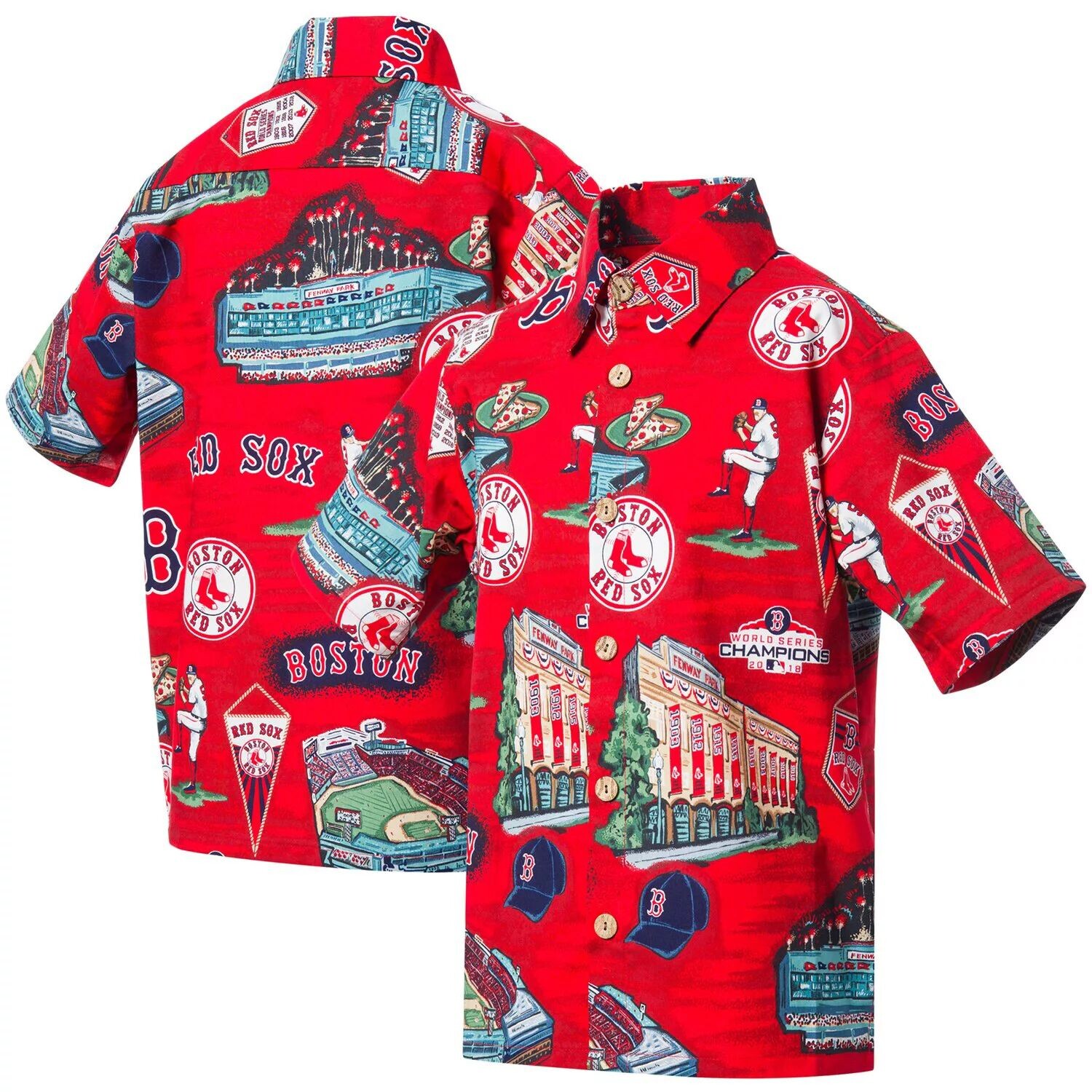 

Рубашка на пуговицах Boston Red Sox Reyn Spooner Scenic - Красный