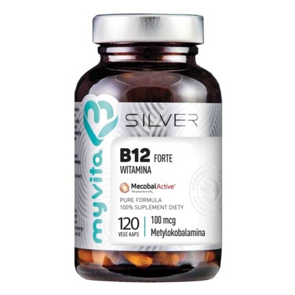 Серебряный витамин B12 Форте 120 капсул, Myvita