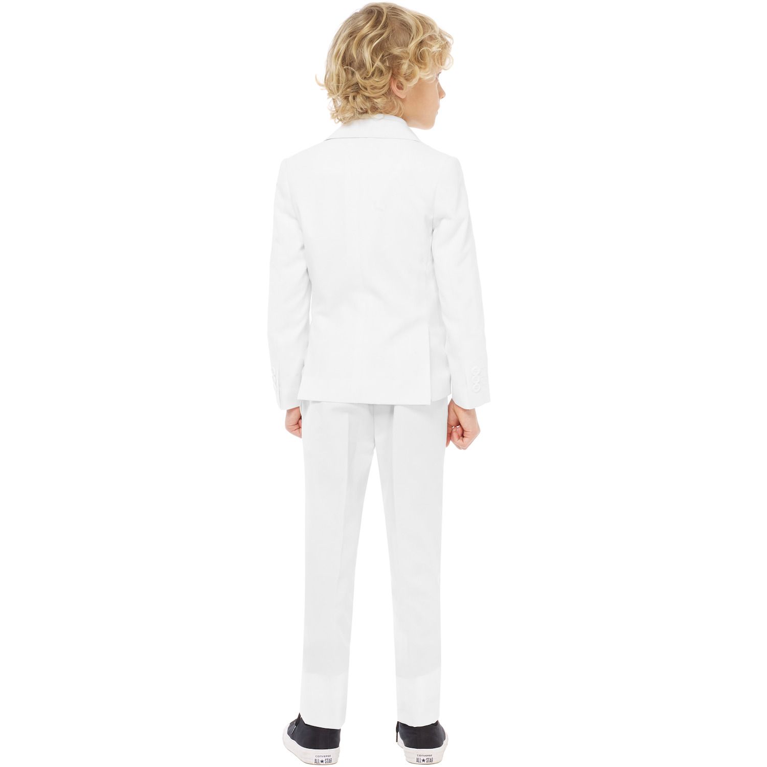 классическая рубашка solid color opposuits цвет white knight Однотонный костюм OppoSuits White Knight для мальчиков 2–8 лет OppoSuits