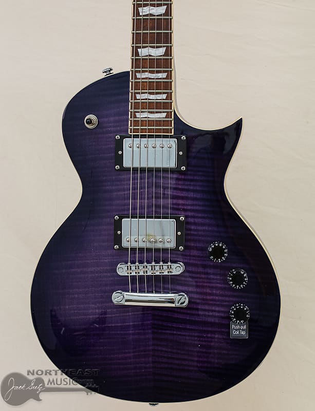 электрогитара esp ltd eclipse ec 256fm electric guitar flame maple top see thru purple burst 2023 Электрогитара ESP/LTD EC-256FM Electric Guitar - See Thru Purple Sunburst