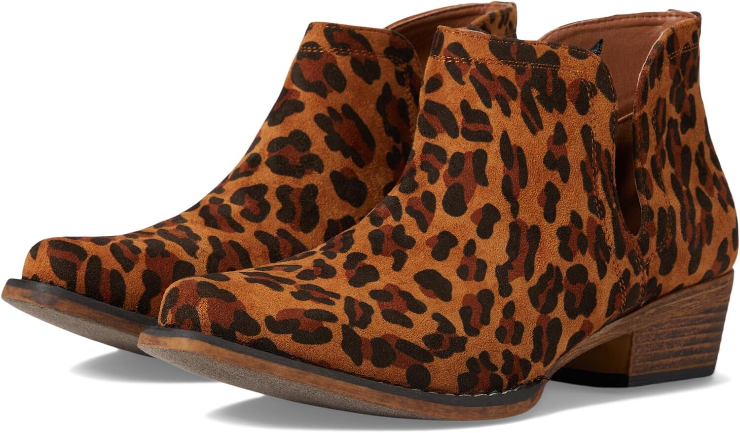 Ковбойские сапоги Ava Leopard Roper, цвет Tan