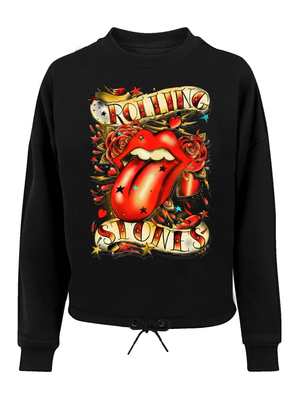 

Толстовка F4Nt4Stic The Rolling Stones Tongue And Stars, черный