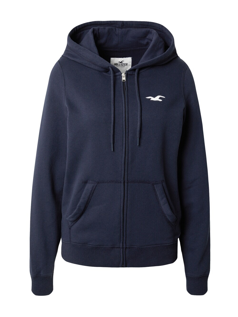 

Толстовка на молнии Hollister, темно-синий