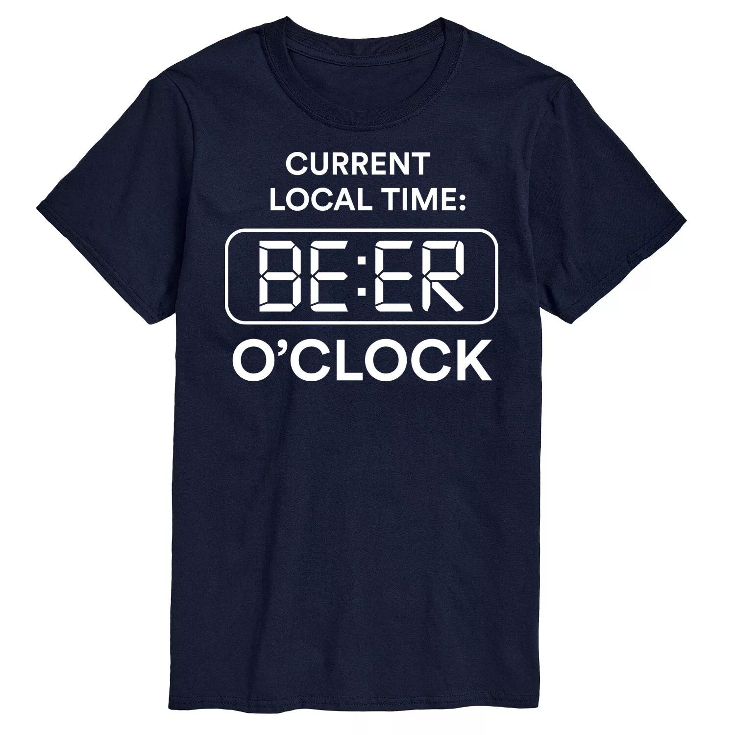 

Футболка Big & Tall Beer Oclock License, синий