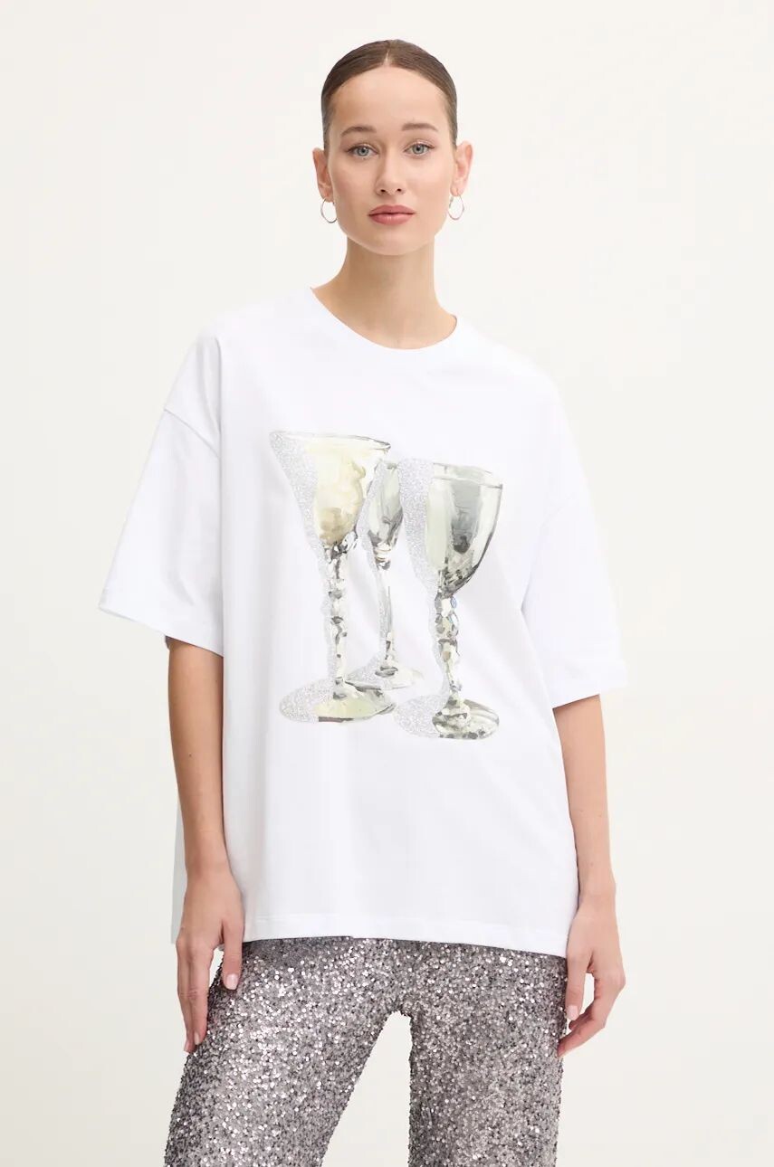 

Футболка MSGM из хлопка, белый