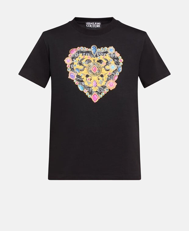 

Футболка Versace Jeans Couture, икра черная
