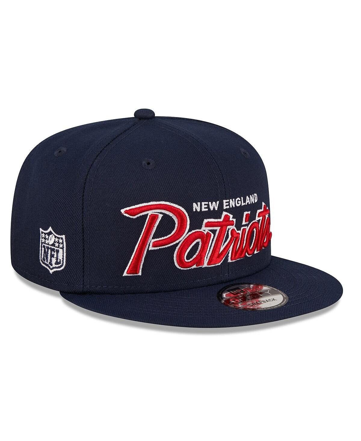 

Мужская темно-синяя бейсболка New England Patriots Script 9FIFTY Snapback New Era