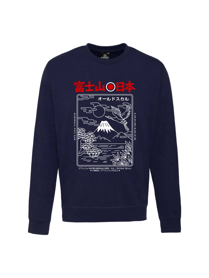 

Толстовка OLDSKULL Asian Futeesan Logo Graphic, цвет blau-schwarz
