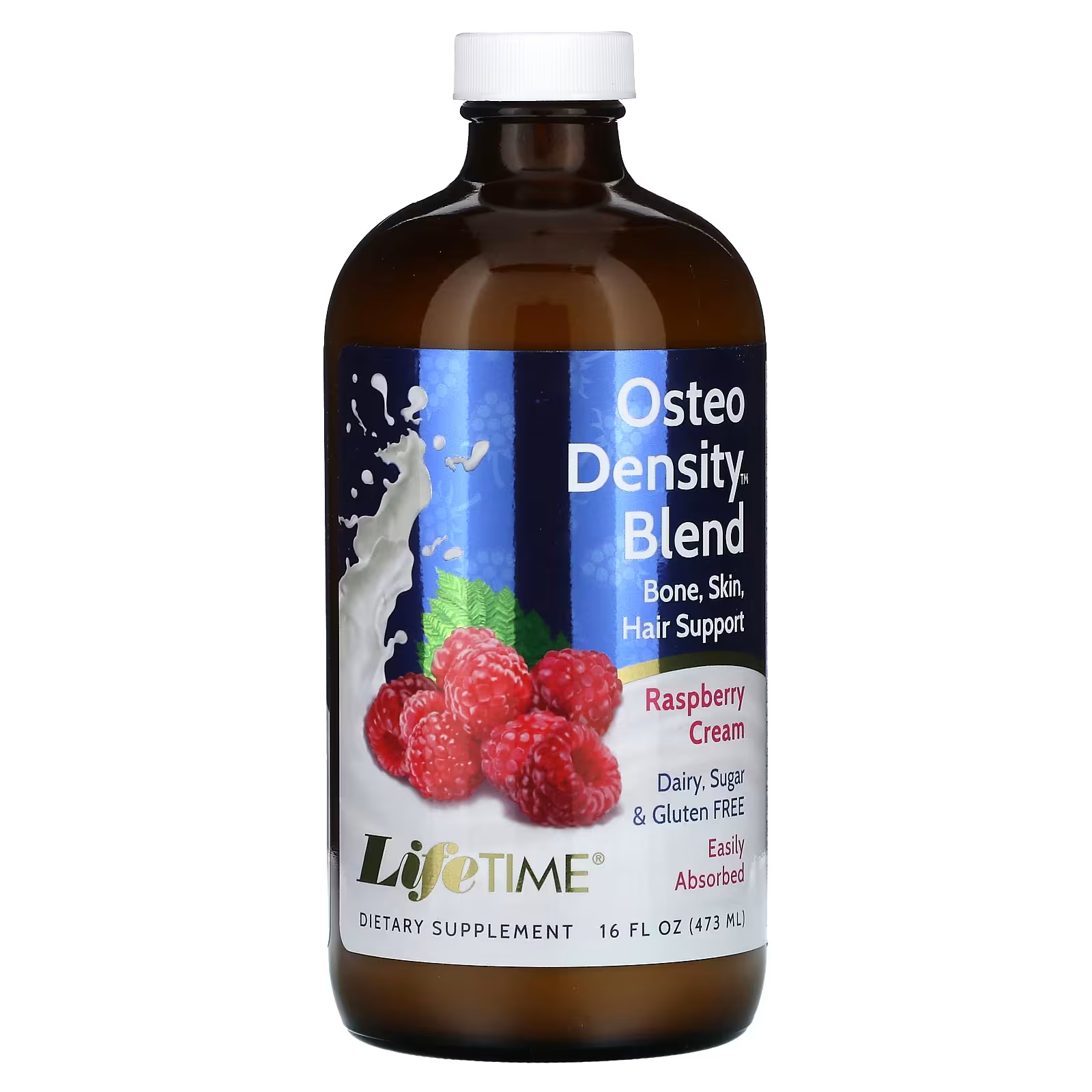 LifeTime витамины Osteo Density Blend малиновый крем, 16 жидких унций (473 мл) LifeTime Vitamins