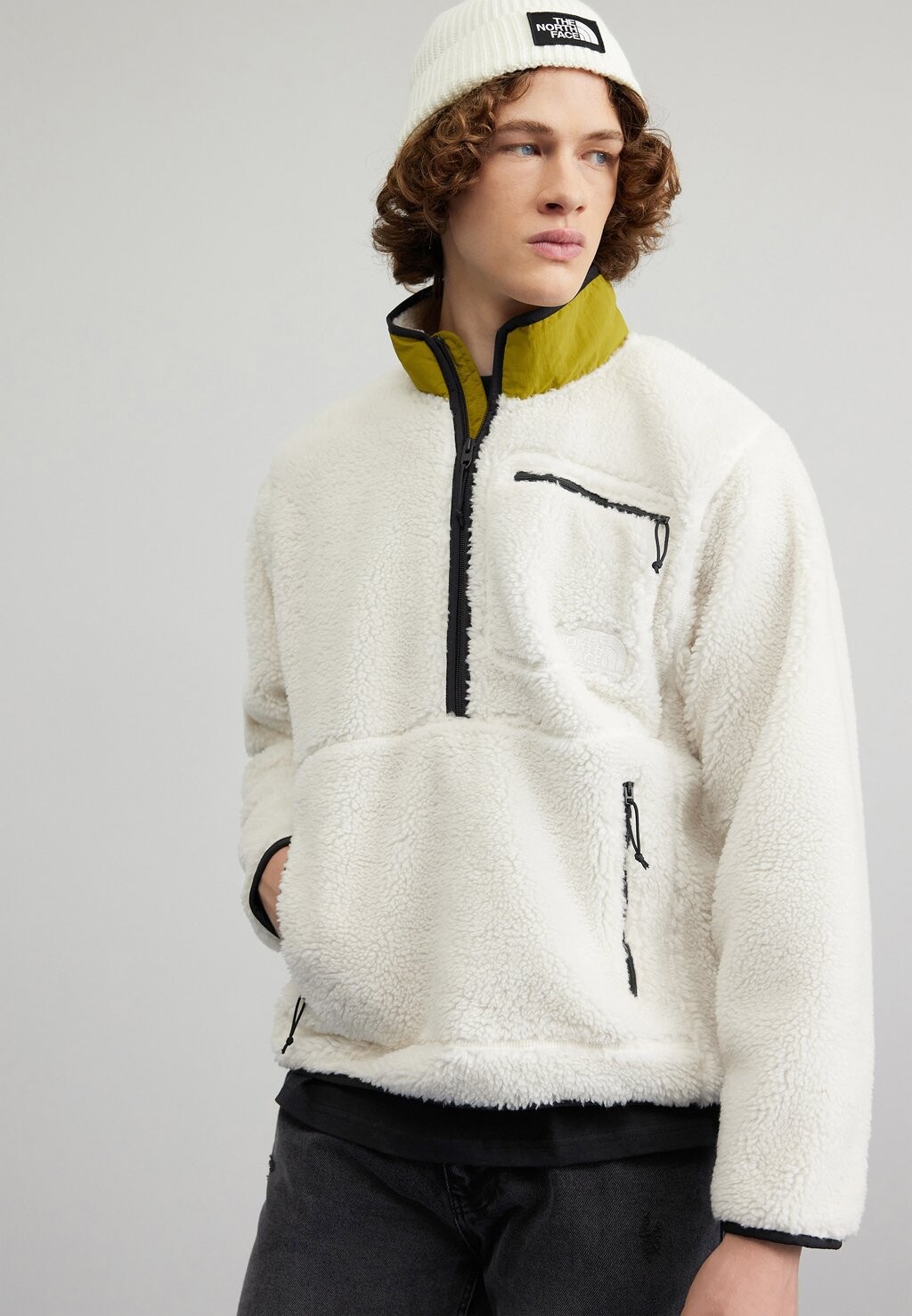 

Толстовка флисовая EXTREME FLEECE The North Face, гардения белая-серный мох, Белый