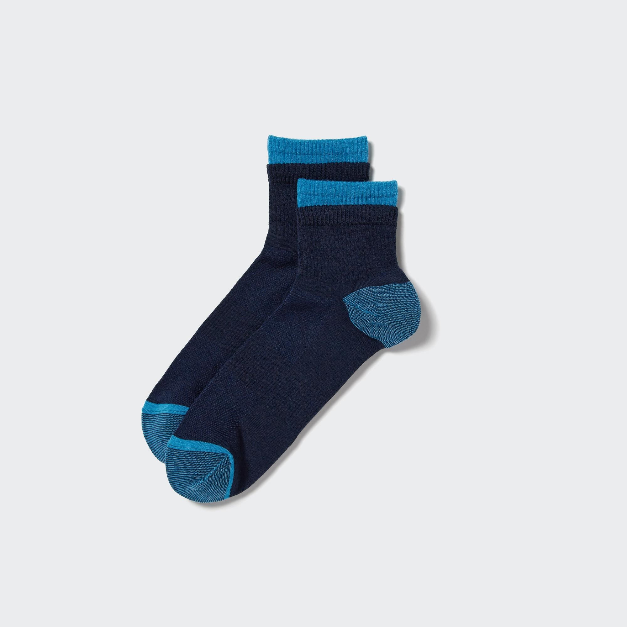 Короткие спортивные носки UNIQLO, темно-синий спортивные короткие носки uniqlo серый
