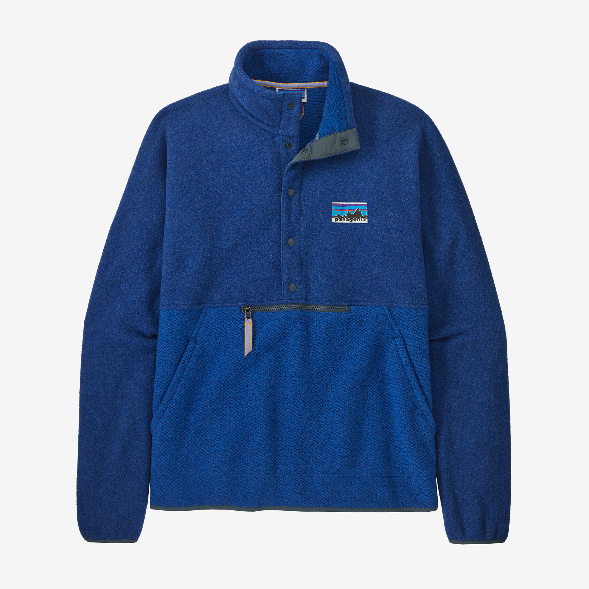 цена Флисовый пуловер Snap-T из натуральной смеси Patagonia, синий