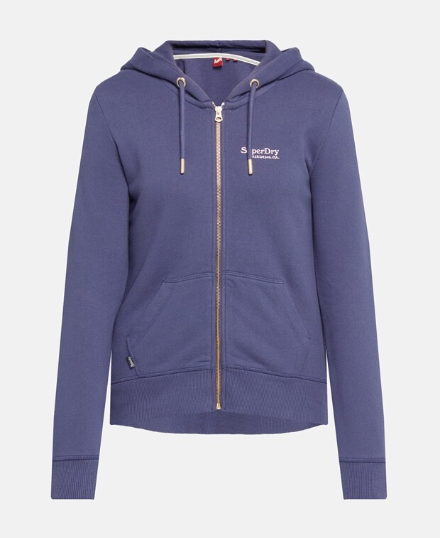 

Толстовка с капюшоном Superdry, темно-синий
