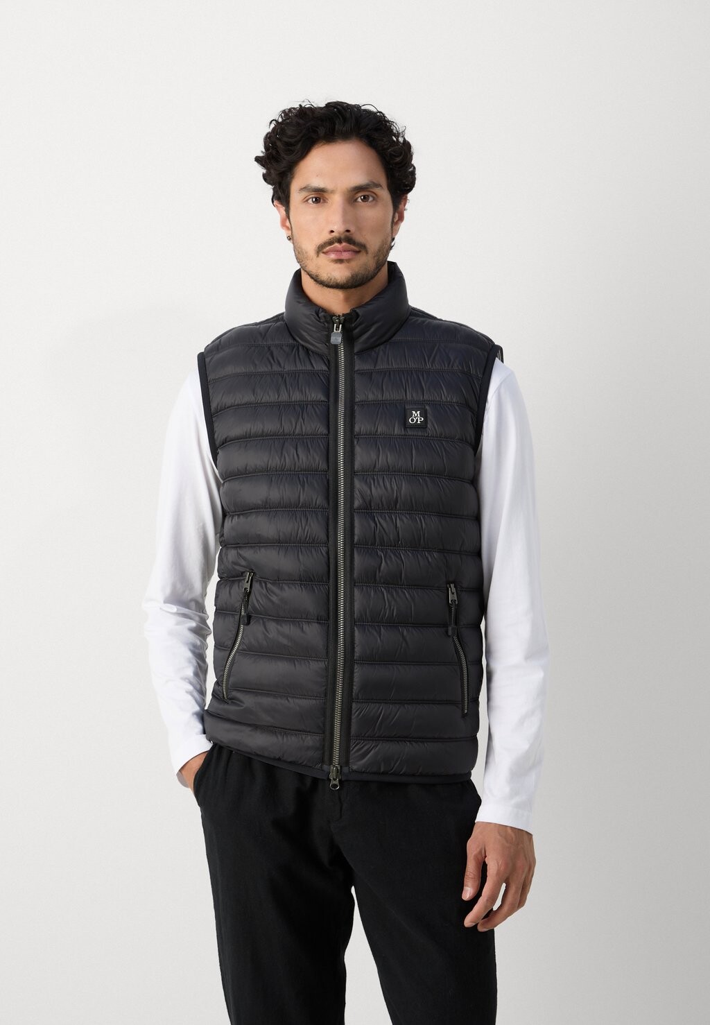 

Жилет Stand Up Collar Zip Pockets Marc O'Polo, черный