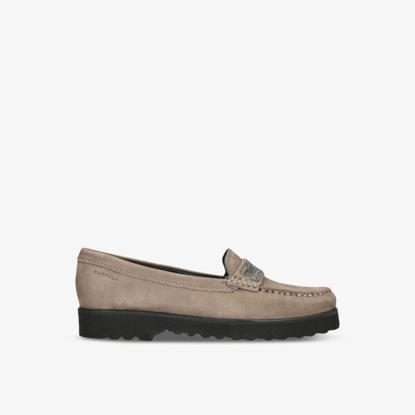 

Декорированные замшевые лоферы Essence Carvela Comfort, коричневый