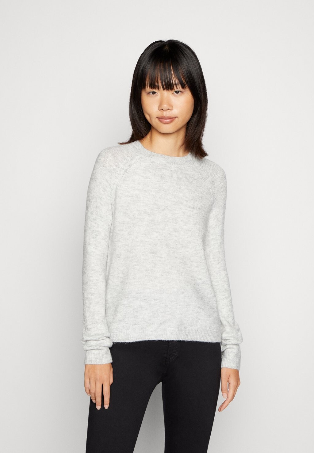 

Свитер PCJULIANA LS O-NECK NOOS BC Pieces, светло-серый