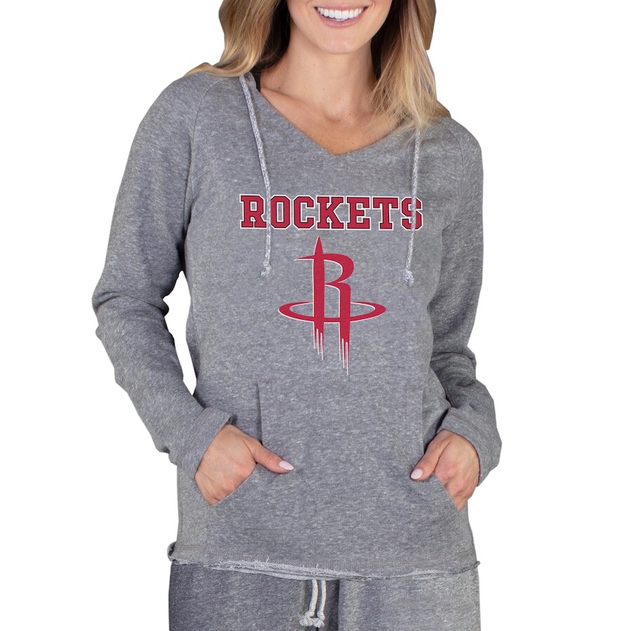 

Футболка с длинным рукавом Concepts Sport Houston Rockets, серый