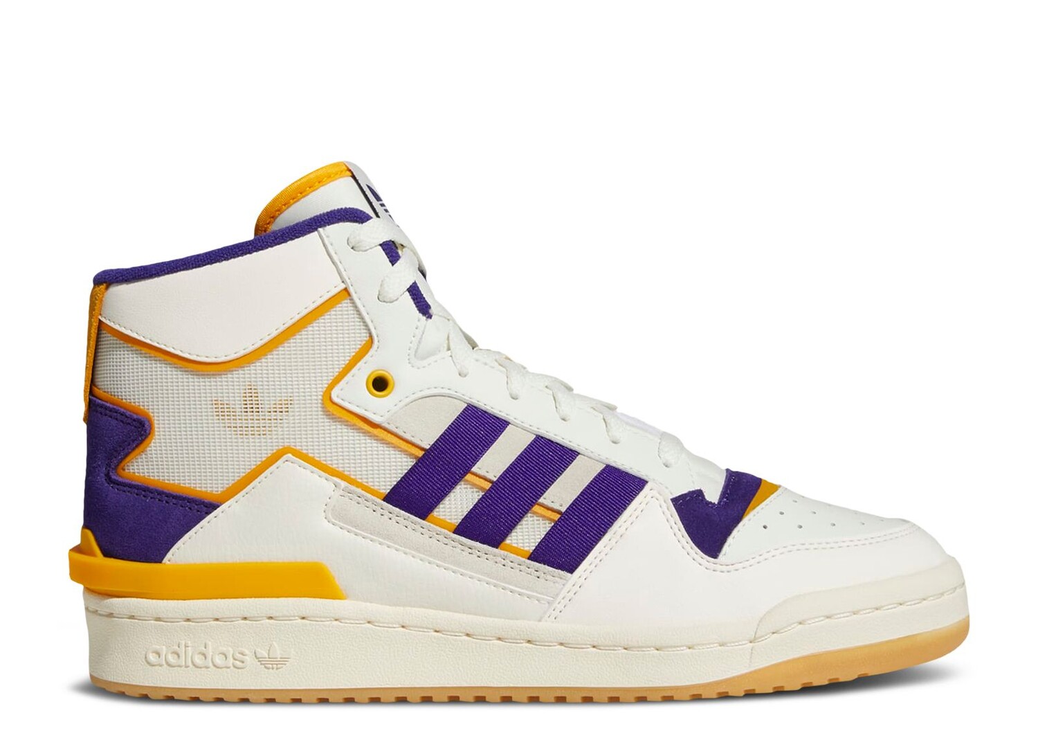 цена Кроссовки adidas Forum Exhibit Mid 'Inside Out - White Purple Gold', белый