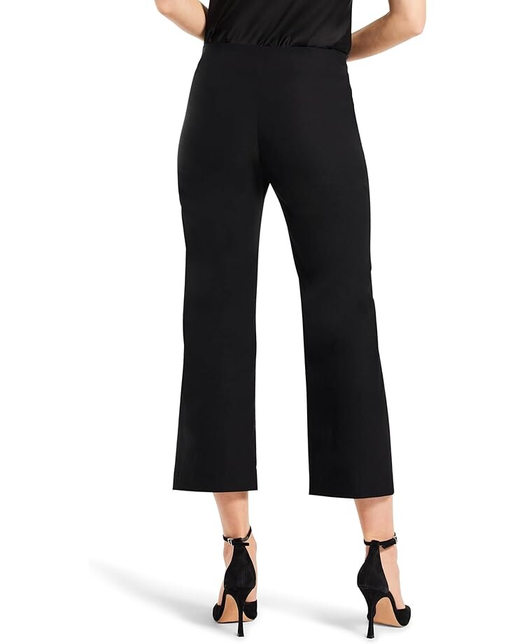

Брюки NIC+ZOE Polished Wonderstretch Wide-Leg Crop, цвет Black Onyx