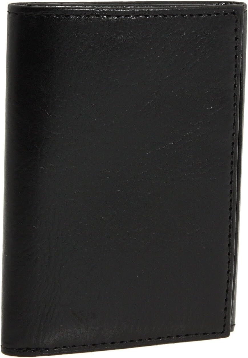 

Коллекция Old Leather — кошелек тройного сложения Bosca, черная кожа