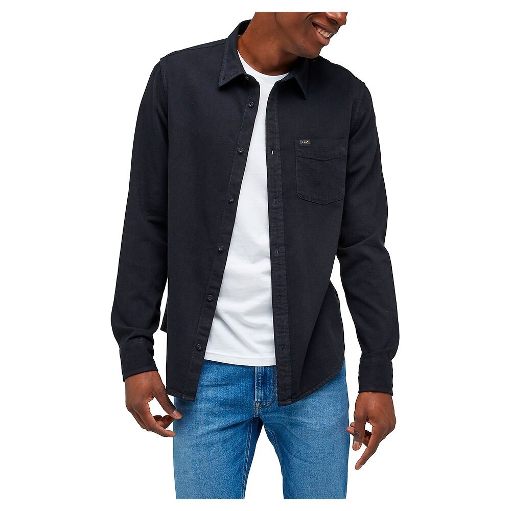

Рубашка с длинным рукавом Lee Button Down, черный