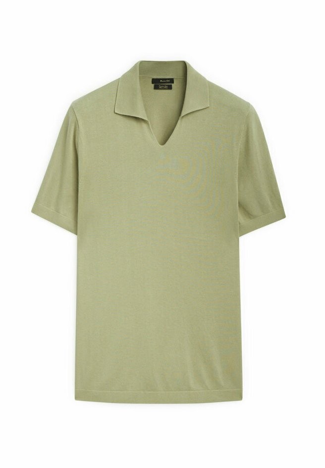 

Рубашка-поло Milano Short Sleeve Massimo Dutti, цвет light green