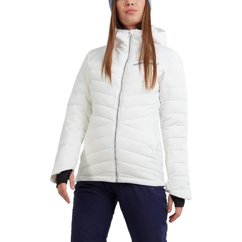 Лыжная куртка Punch Padded Jacket женская - белая Fundango, цвет weiss лыжная куртка punch padded jacket women черный fundango цвет schwarz