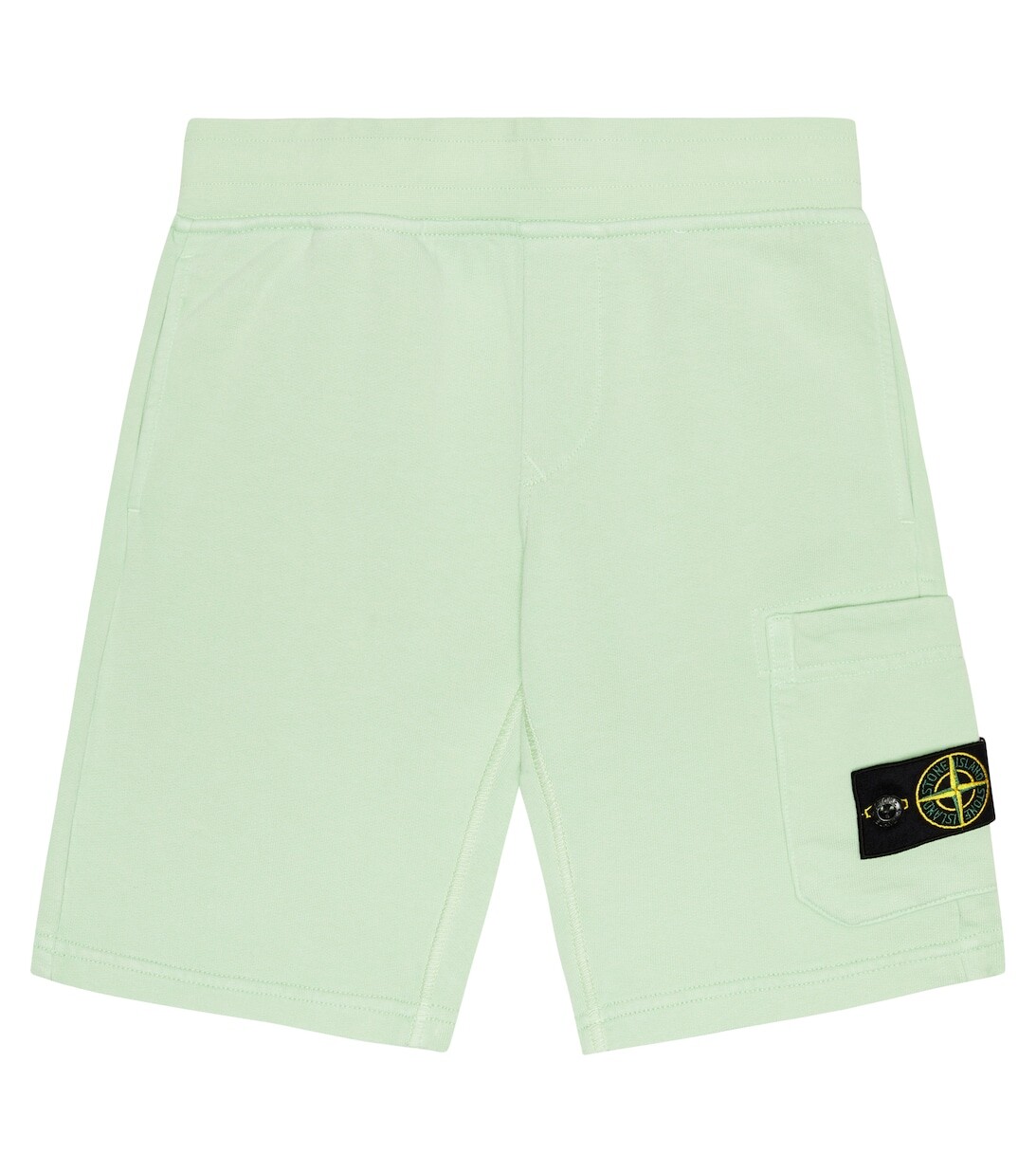 

Шорты карго из хлопкового джерси Stone Island Junior, синий