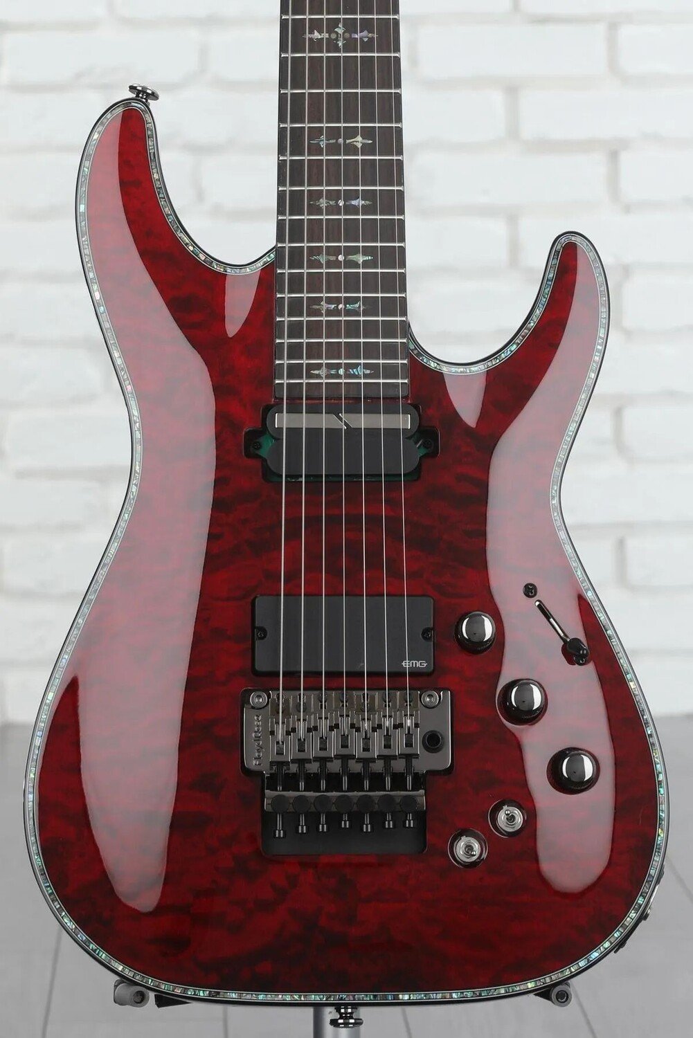 

Schecter Hellraiser C-7 FR-S — Черная вишня