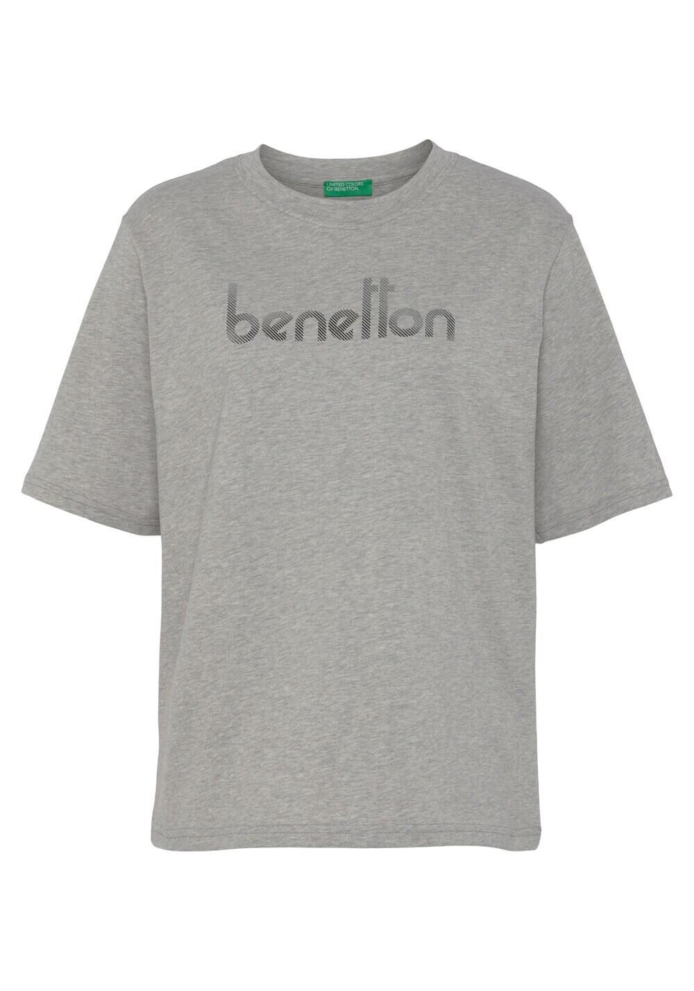 

Рубашка UNITED COLORS OF BENETTON, пестрый серый