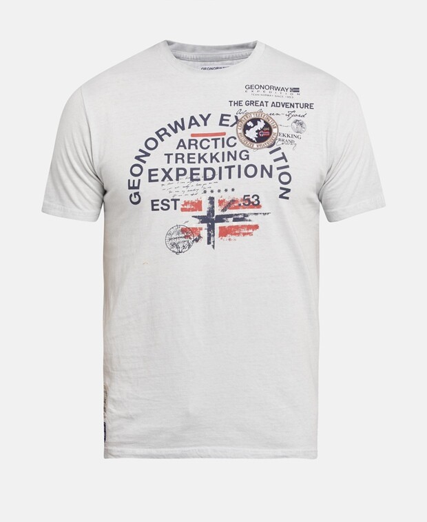 

Футболка Geographical Norway, светло-серый