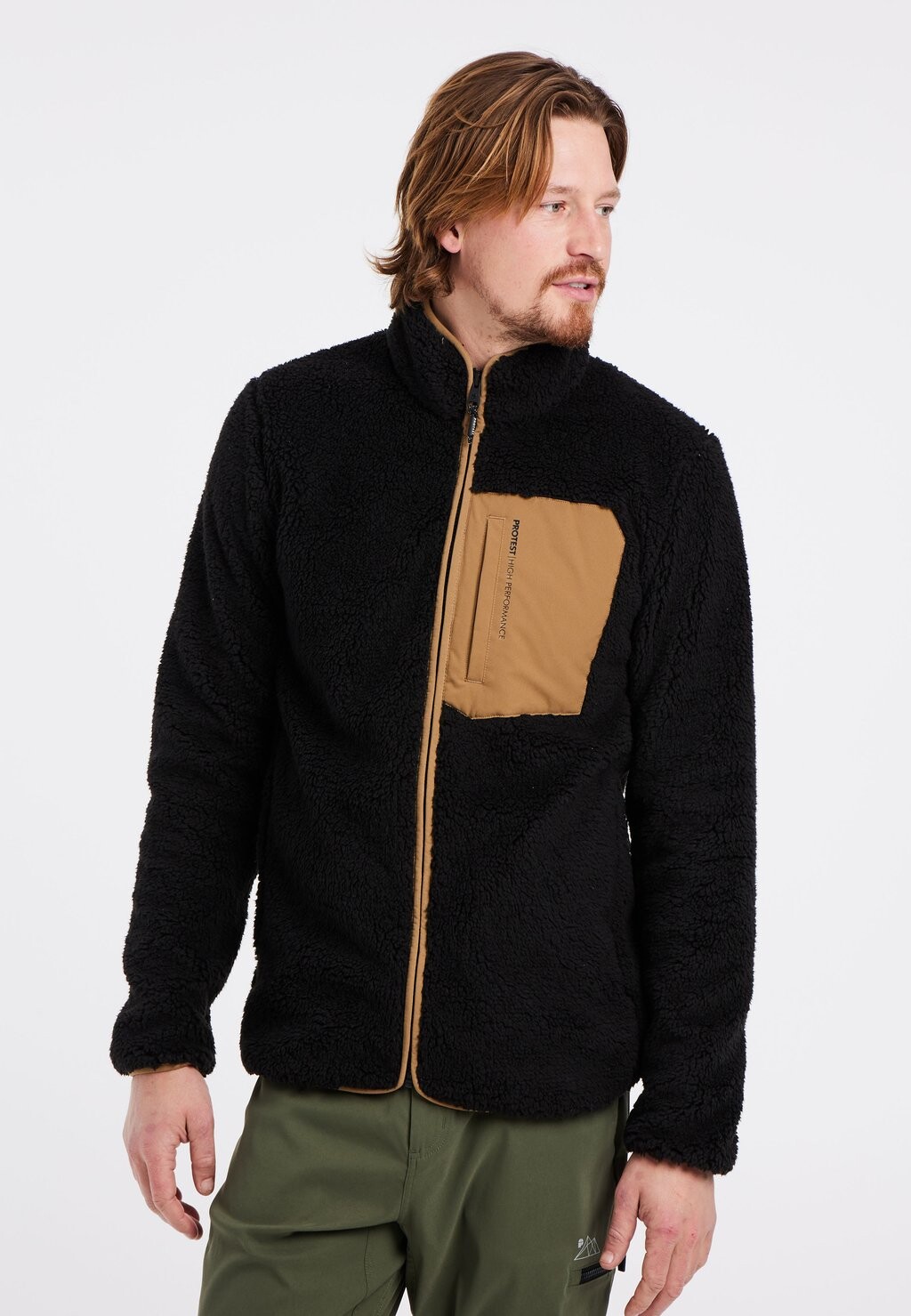 

Флисовая куртка Full Zip Protest, цвет true black