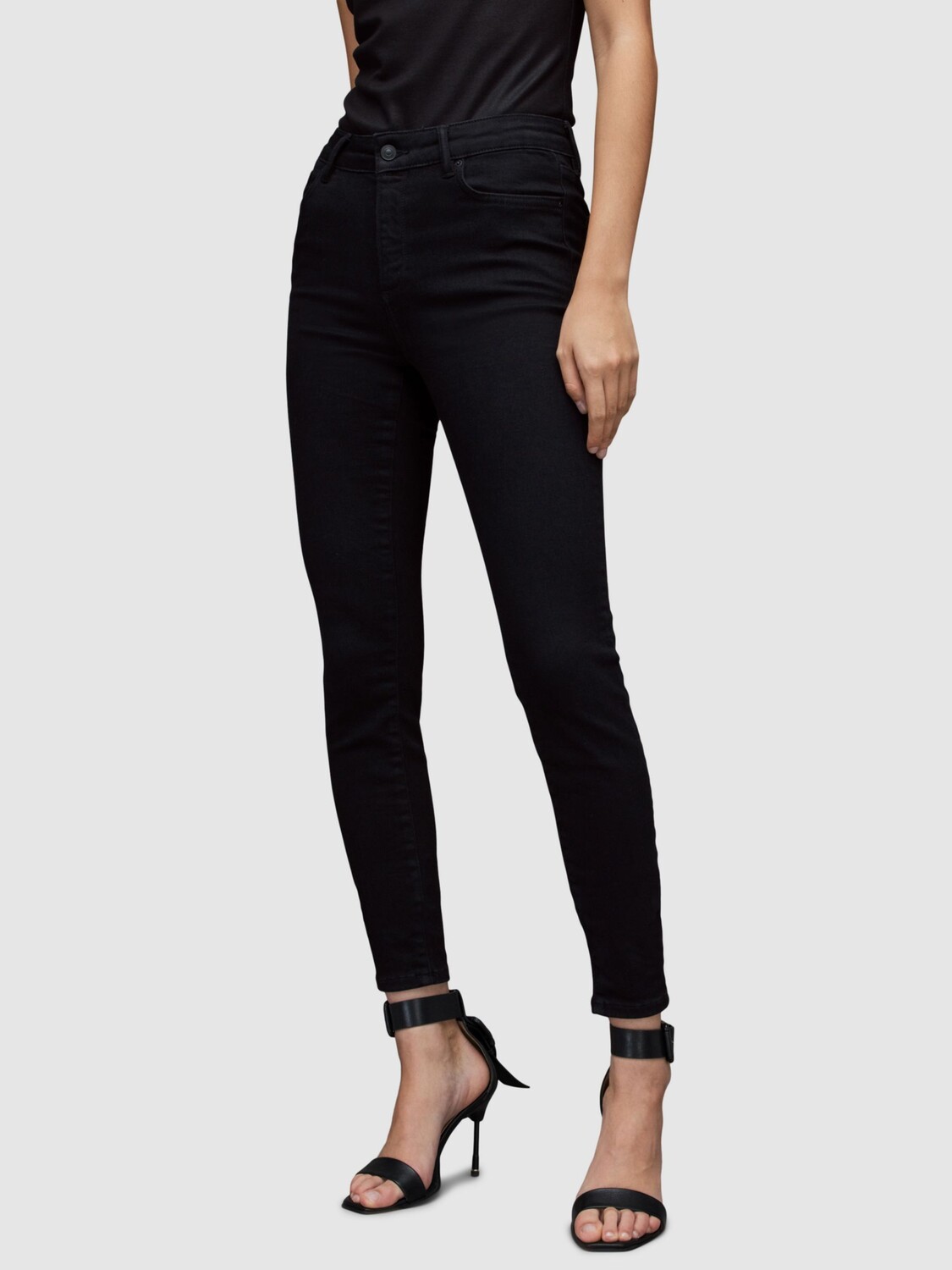 

Джинсы AllSaints Miller Size Me, черные