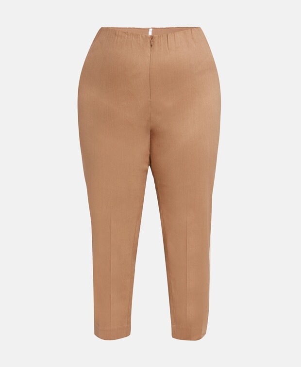 

Льняные брюки Ulla Popken, кэмел