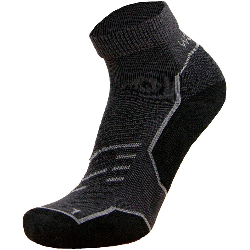 Трекинговые короткие носки GT04 из мериносовой ткани Wapiti, серый