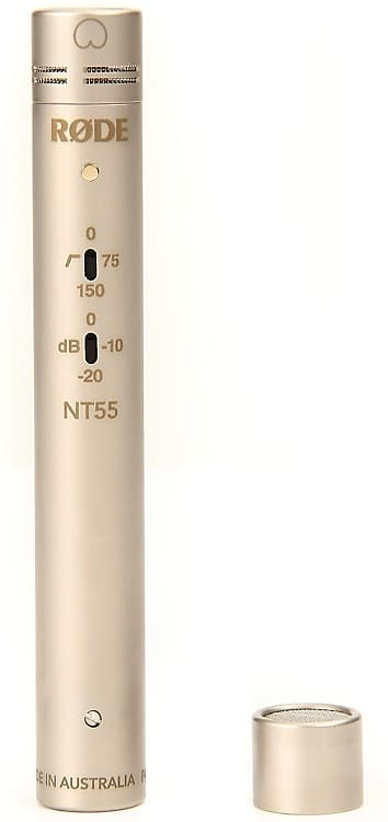 Конденсаторный микрофон RODE NT55 Interchangeable Capsule Small Diaphragm Condenser Microphone инструментальный микрофон rode nt55 mp