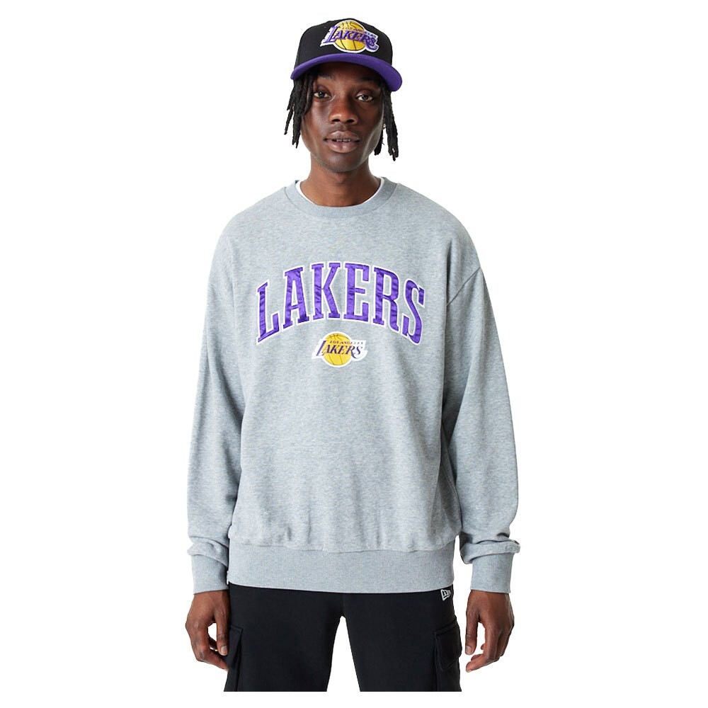 

Толстовка New Era 60357065 NBA Applique Los Angeles Lakers, серый