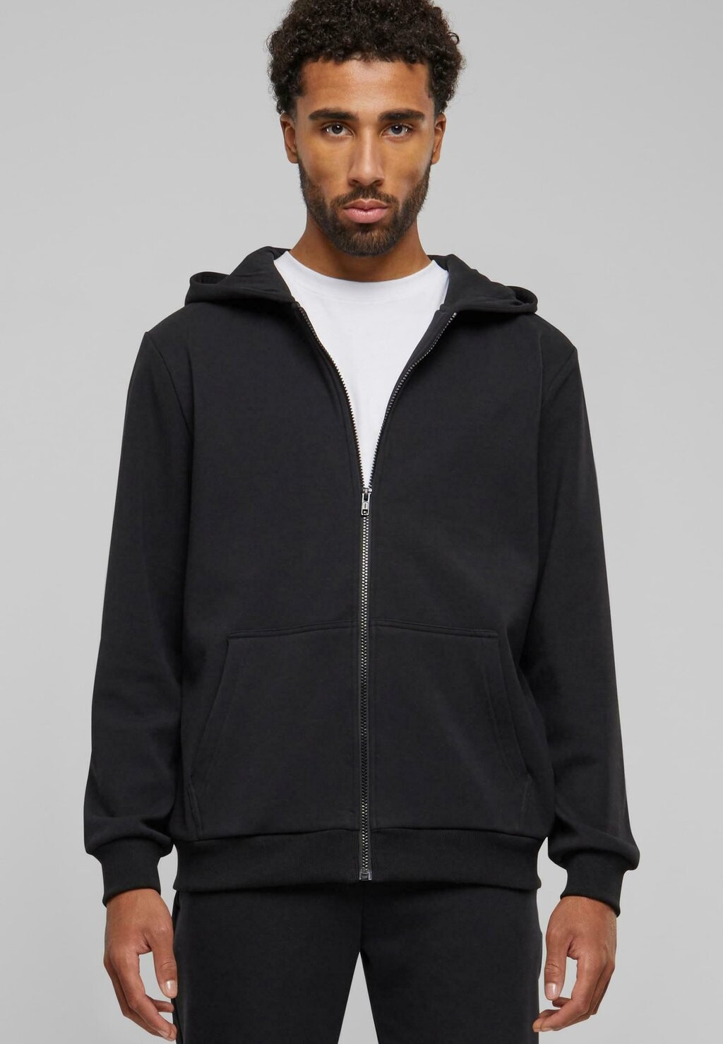 

Толстовка на молнии COZY ZIP Urban Classics, черный