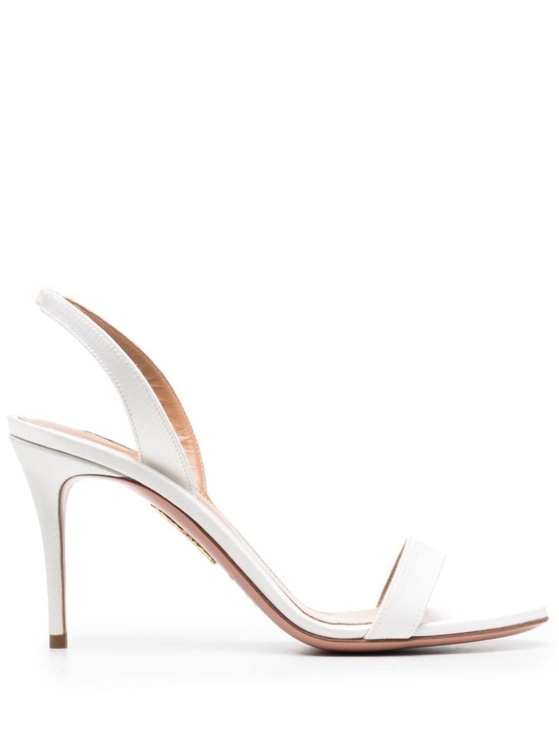 

Aquazzura босоножки So Nude 85, белый