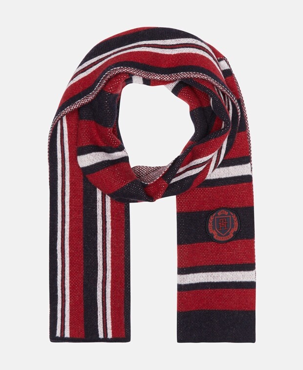 

Вязаный шарф Tommy Hilfiger, темно-синий