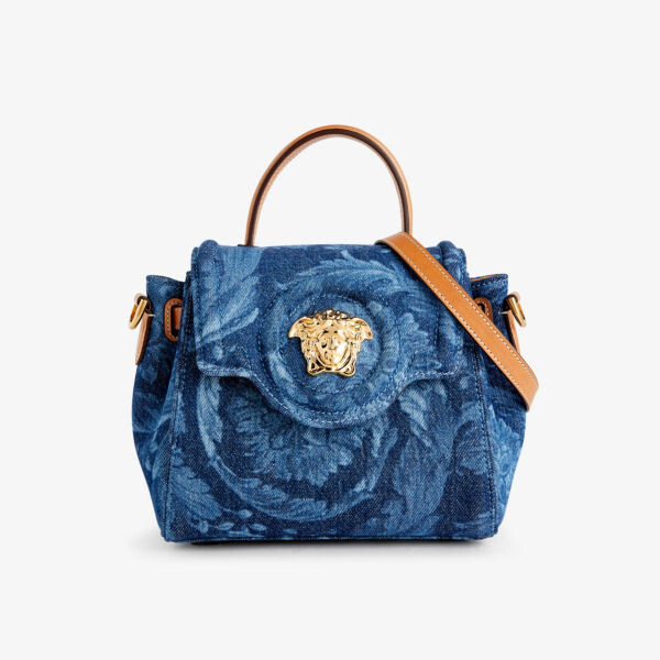 

Сумка через плечо la medusa из хлопка Versace, синий
