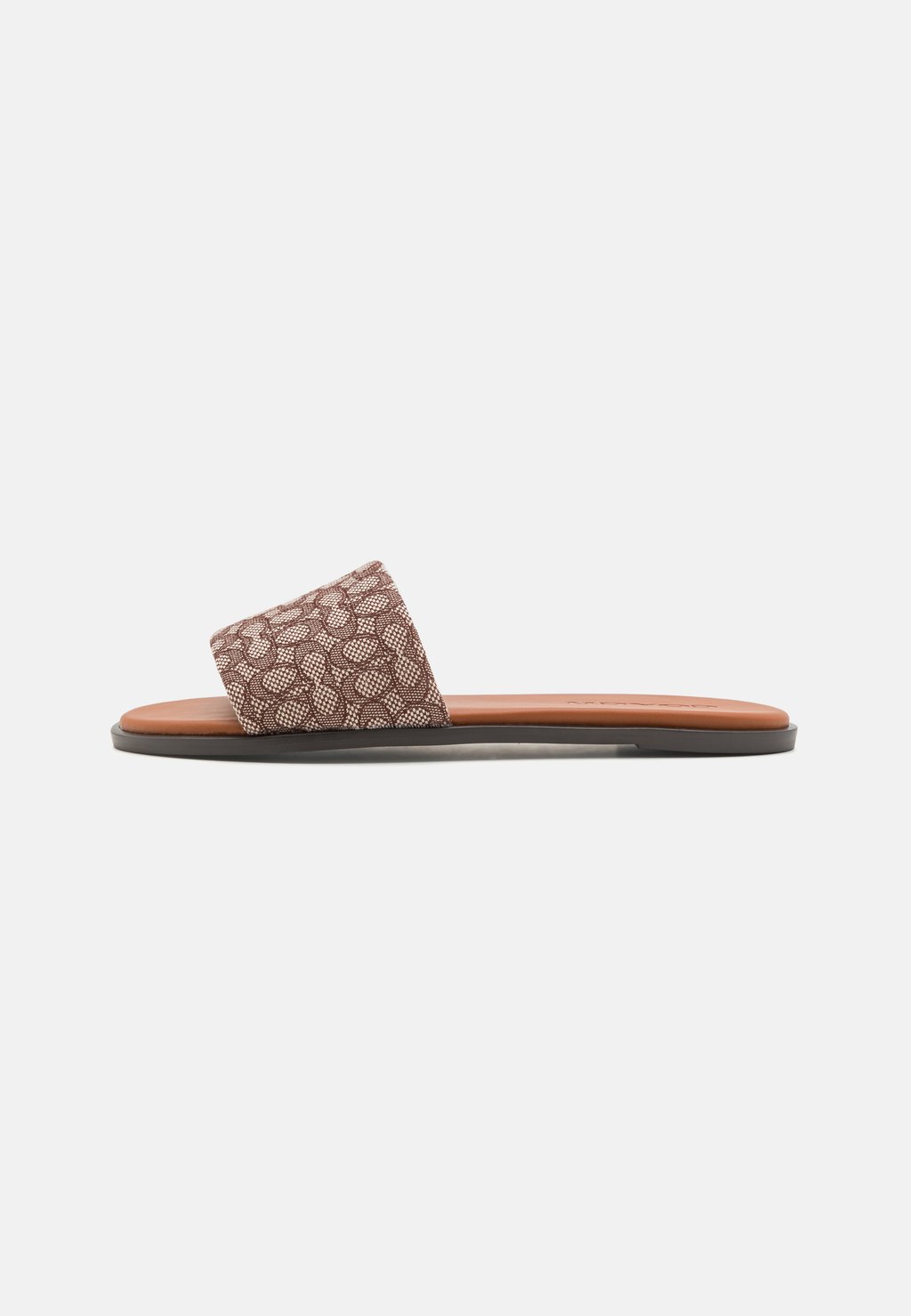 

Туфли-лодочки на плоской подошве HOLLY MINI SIGNATURE Coach, цвет brown/grey/beige