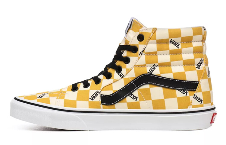 

Кроссовки унисекс Vans SK8 HI Желтый Желтый/Настоящий Белый