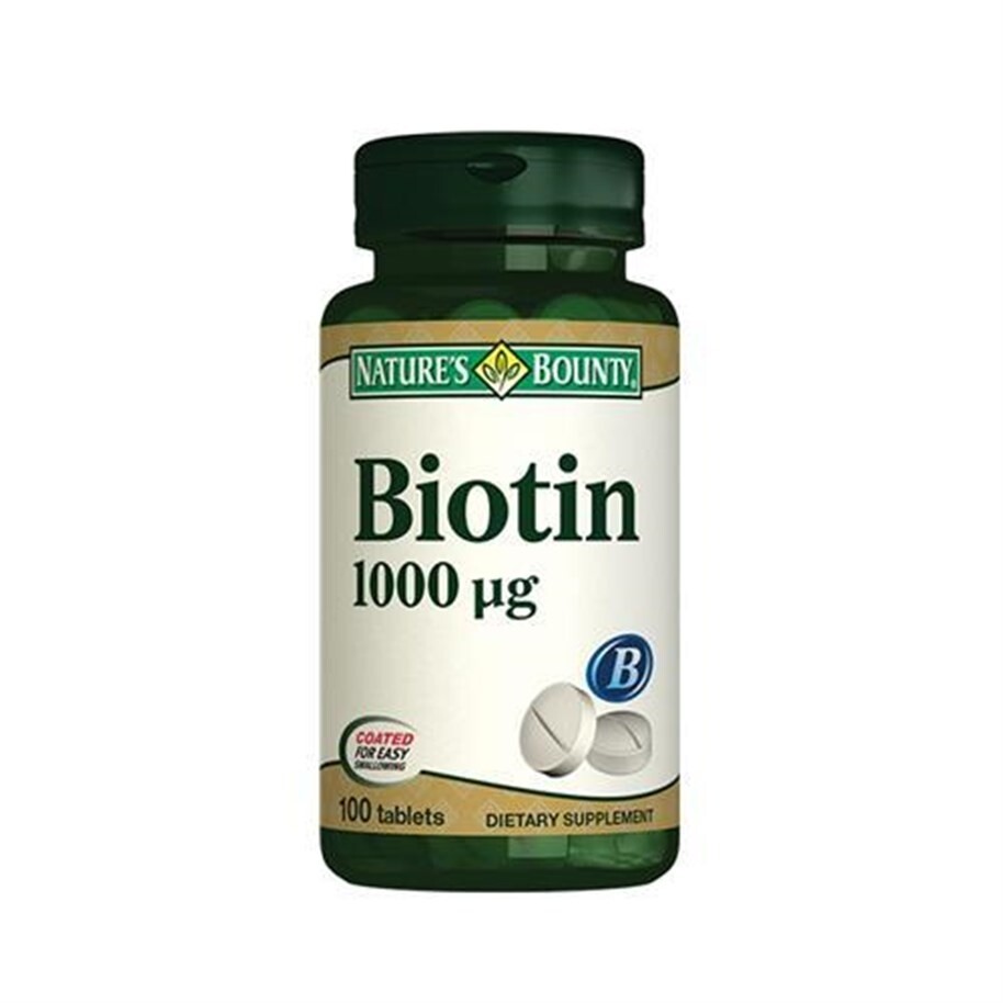 

Natures Bounty Биотин 1000 мкг 100 таблеток NATURE'S BOUNTY